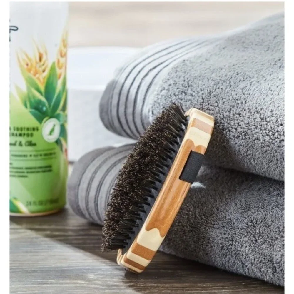 NWT Oster Dog Brush Vibrant Life Bamboo Palm Grip for Medium & Long Coats